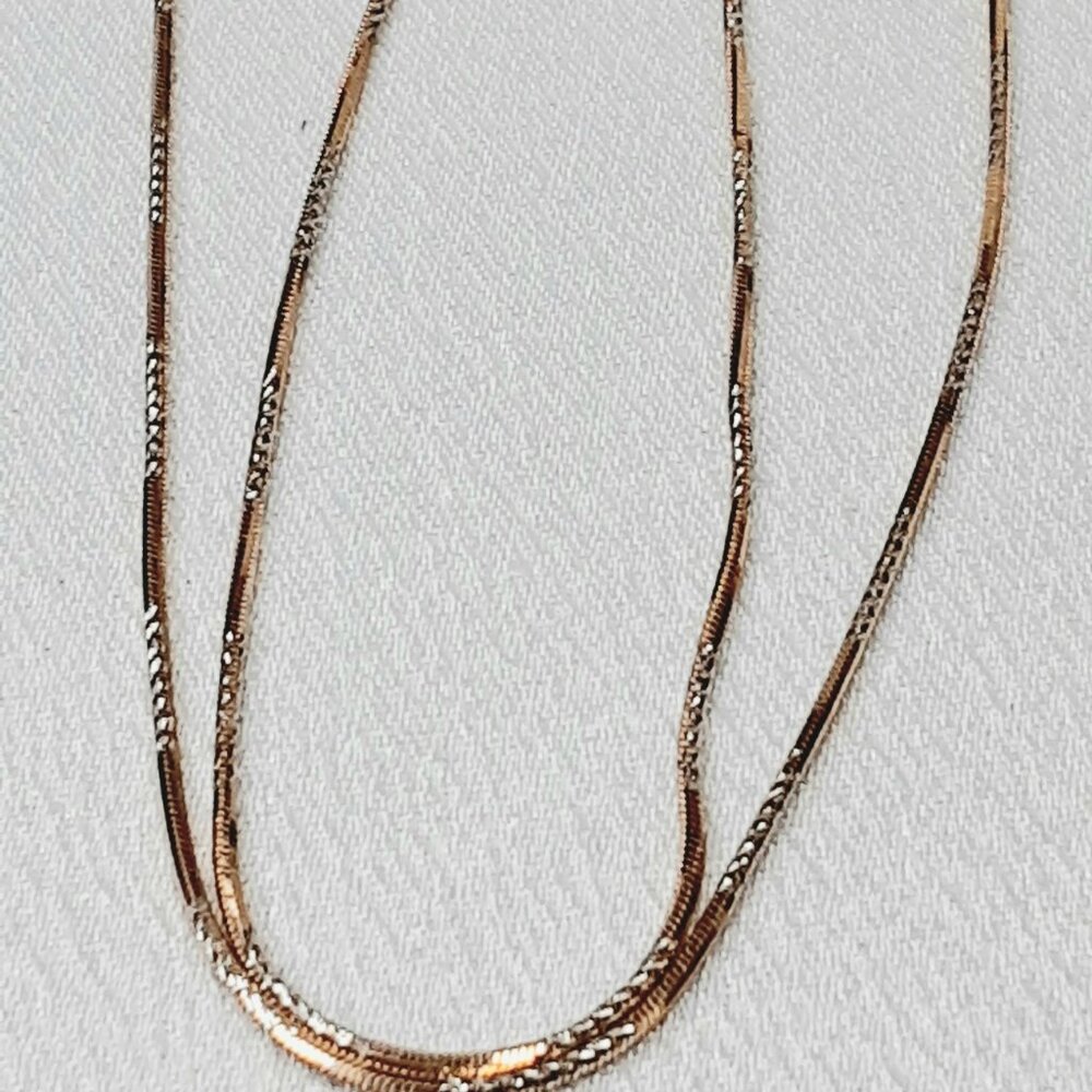 NEW 5.3 grams rose gold cross pendant with fancy chain - Picture 9 of 15